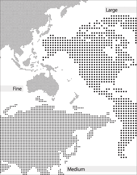 ドットで描かれたベクターデータの世界地図素材 Dotted World Map Vector Resource Designdevelop