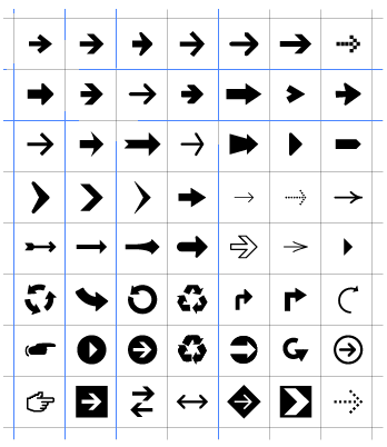 56のシンプルな矢印フリーベクターデータ 56 Professional Free Arrow Symbol Icon Designdevelop