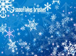 雪 氷 クリスマス 冬に最適なphotoshopブラシセットを集めた 48 Snow Ice Snowflake And Christmas Brushes Designdevelop