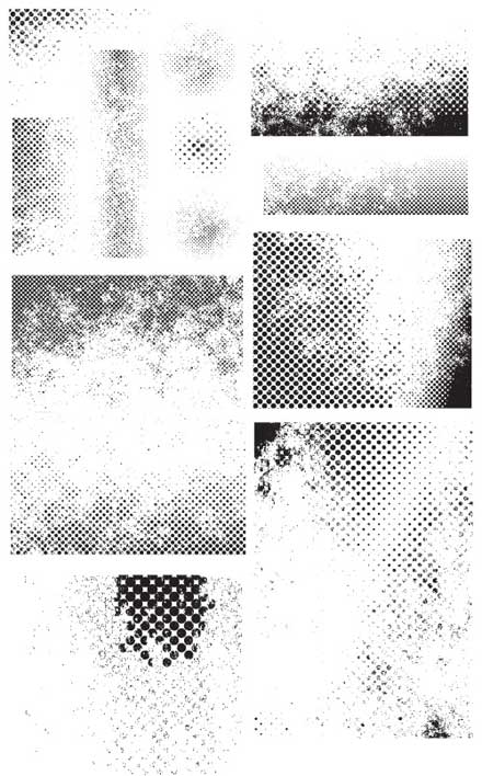 ハーフトーンのフリーベクターデータ集 28 Halftone Vectors Designdevelop