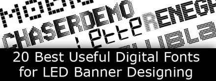 Led表示のようなデジタルフリーフォント選 Best Useful Digital Fonts For Led Banner Designing Designdevelop