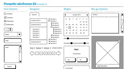 Webからスマートフォンまでワイヤーフレームのための素材キット30選 30 Fresh Web Ui Mobile Ui And Wireframe Kits Designdevelop