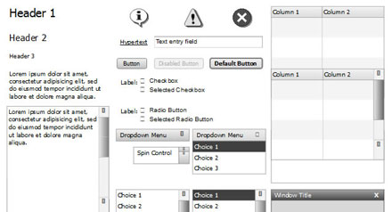 Webからスマートフォンまでワイヤーフレームのための素材キット30選 30 Fresh Web Ui Mobile Ui And Wireframe Kits Designdevelop