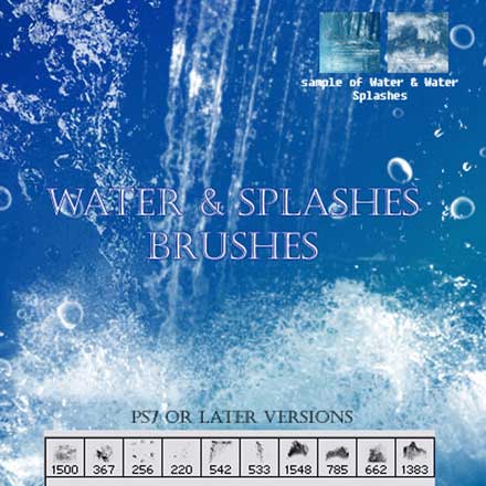 水 雲のさまざまな表情を作り出せる Free Useful Water And Cloud Brushes Resource For Photoshop Users Designdevelop