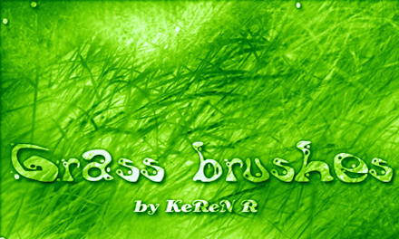 さまざまな草を表現できるphotoshopブラシセット集 A Collection Of Free Photoshop Grass Brush Sets Designdevelop