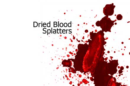 血を表現できるphotoshopブラシ集 Blood Splatter Brushes For Gruesome And Dark Designs Designdevelop