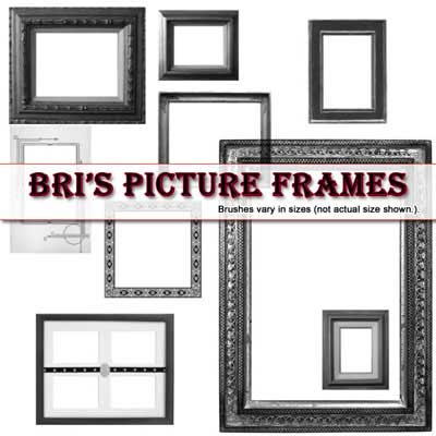 Photoshopブラシで表現できるフレームまとめ 100 Free Photoshop Frame Brushes To Decorate Your Designs Designdevelop