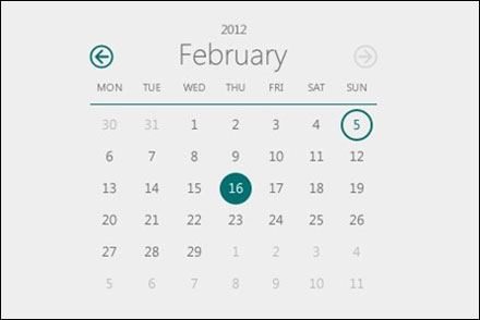 フリーで利用できるwebカレンダーデザイン集を 30 Inspiring Free Calendar And Date Picker Psd Designs Designdevelop