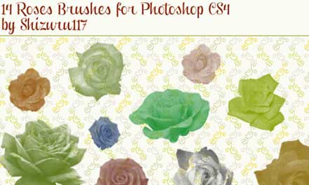 気品のあるバラを再現できるphotoshopブラシまとめ 26 Lovely Sets Of Rose Brushes Designdevelop