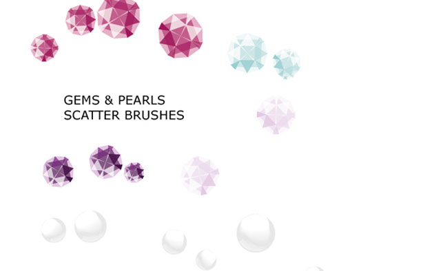 41-gems-pearls-brushes-illustrator