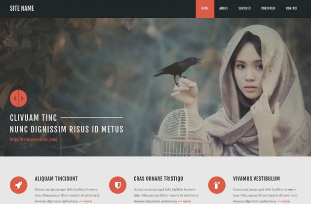 デザイン性の高いwebサイトを手軽に フリーレイアウトpsd Clean Modern Free Web Layout Psds Designdevelop