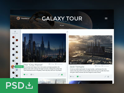 デザイン性の高いwebサイトを手軽に フリーレイアウトpsd Clean Modern Free Web Layout Psds Designdevelop