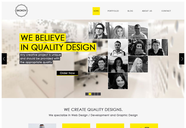 デザイン性の高いwebサイトを手軽に フリーレイアウトpsd Clean Modern Free Web Layout Psds Designdevelop