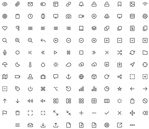 シンプルさを可愛らしさを兼ね備えたフリーアイコン Feather 130 Free Icons By Cole Bemis Designdevelop