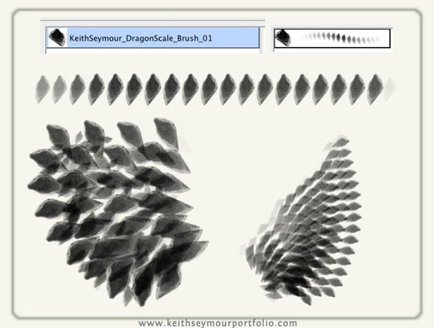 うろこのような皮膚を表現できるphotoshopブラシを集めた A Collection Of Free Scale Brushes For Photoshop Designdevelop