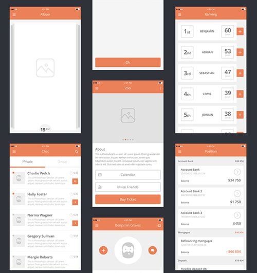 フラットデザインのiphone Ipad用フリーモックアップテンプレート集 100 Iphone Ipad Ux Mockups Designdevelop