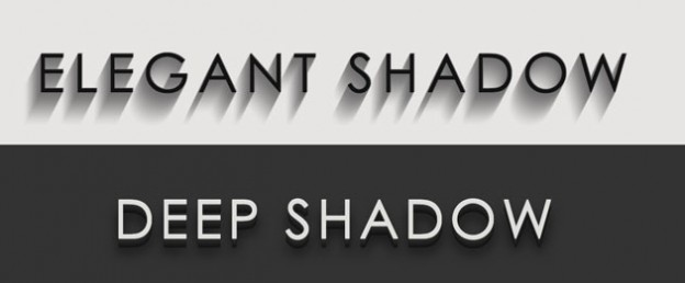 CSS3 text-shadow effects