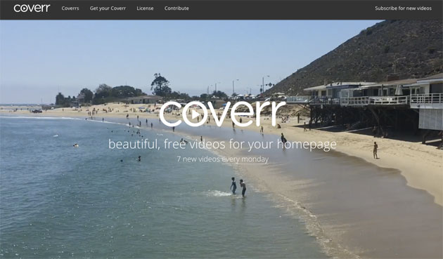 300以上の背景用フリー動画素材を集めた「Coverr」  DesignDevelop