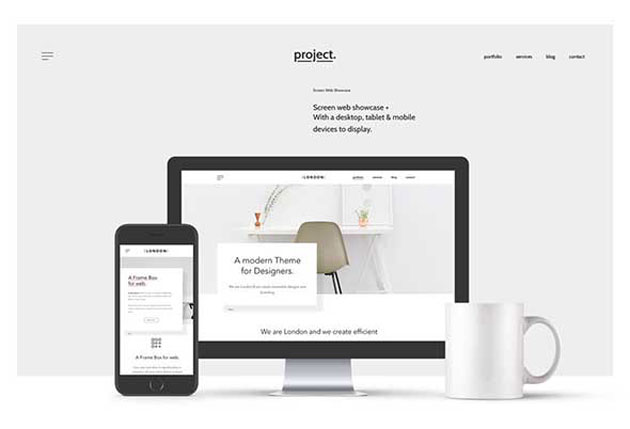 レスポンシブデザインのためのモックアップ 15 Mockups To Showcase Your Responsive Web Designs Designdevelop