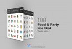 100FreeFoodandPartyIcons_top