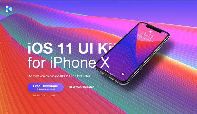 Ios11とiphonexモックアップに最適なテンプレート Ios 11 Ui Kit For Iphone X Designdevelop