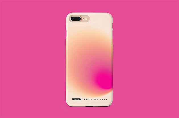 カスタム可能な美しいiphoneのケース入りモックアップ素材 Iphone 8 Plastic Case Mockup のご紹介 Webデザイン参考記事まとめアプデ