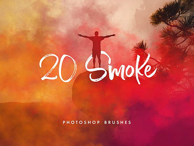 写真に手軽に霧や煙を加えられる高品質なphotoshopブラシセット Smoke Photoshop Brushes Designdevelop